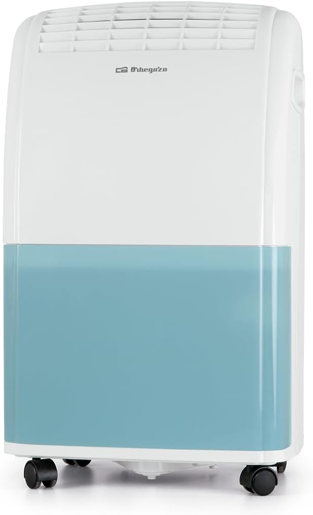 Orbegozo Dh 2070 - Deumidificatore con capacità di deumidificazione di 20 l/giorno, refrigerante R290, serbatoio 3,6 l, area di applicazione 120 m2, sistema anti-congelamento, 420 W, bianco