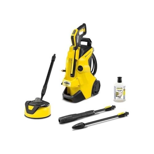 Kärcher K 4 Power Control Home Idropulitrice ad Alta Pressione con Lavapavimenti, 130 bar, 1800W, Idropulitrice elettrica professionale ad acqua fredda, 3 accessori e pistola LED, Giallo/Nero : Amazon.it: Giardino e giardinaggio(Dimensioni Compatte)