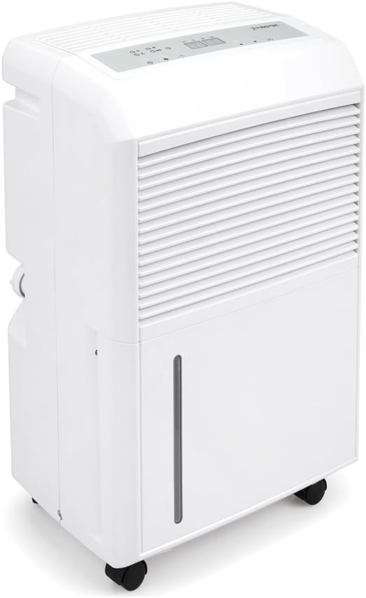 TROTEC Deumidificatore elettrico per ambienti TTK 90 E – potenza 30 L/giorno – superficie 90 m² / 230 m³ – dispositivo di deumidificazione con spegnimento automatico