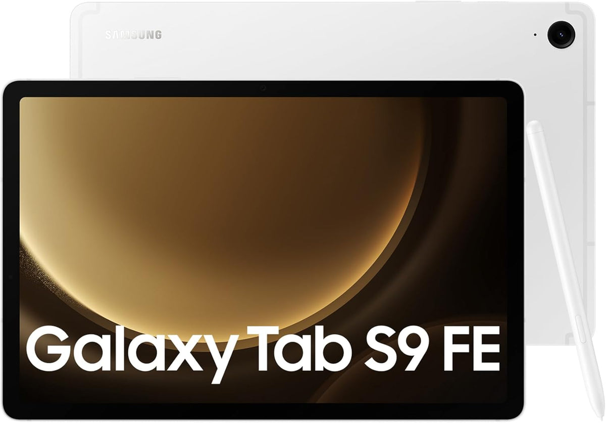 Tab S9 FE, Display 10.9 TFT LCD PLS, Wi-Fi, RAM 6GB, 128GB, 8.000 mAh, Exynos 1380, Android 13, IP68, Silver, [Versione italiana] 2023