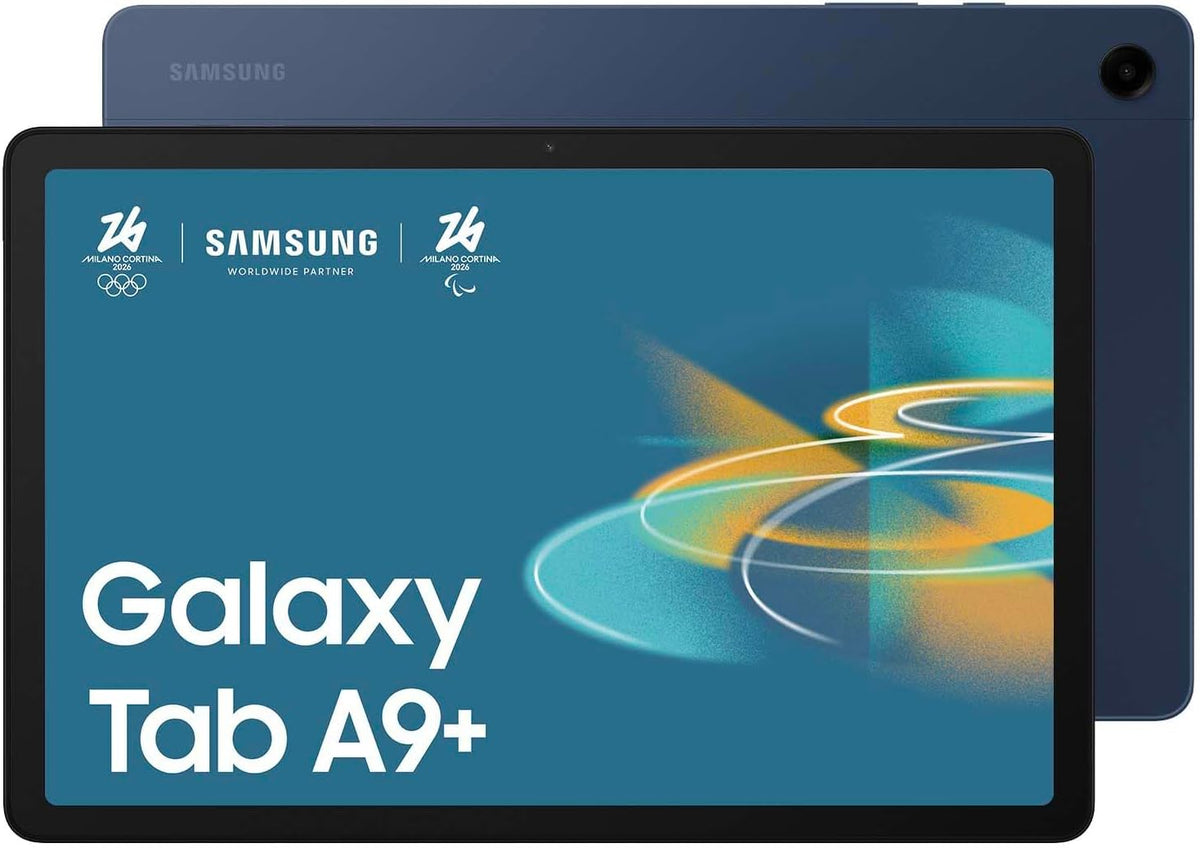 Samsung Galaxy Tab A9+, Display 11.0 TFT LCD PLS, WiFi, RAM 8GB, 256GB, 7.040 mAh, Qualcomm SM6375, Android 15, Dark Blue [Versione italiana]