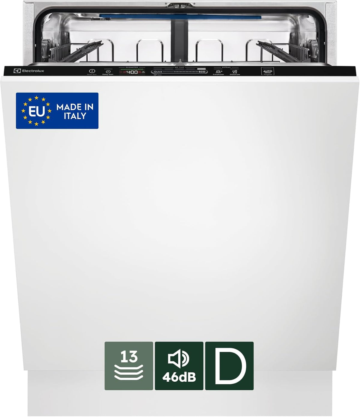 Electrolux Serie 600 Lavastoviglie Integrata Totale 60 cm, EES47311L, Comandi QuickSelect, Tecnologia SatelliteClean®  AirDry, 13 Coperti, 820x600x550 mm