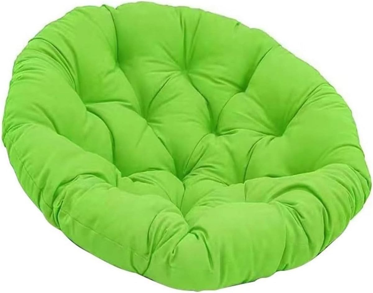 Sedia rotonda impermeabile per sedie sospese da esterno, colore grigio, rimovibile, 40 x 40 cm (sedia non inclusa) – comoda seduta da patio