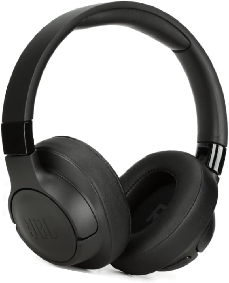 Tune 760NC - Cuffie sovrauricolari leggere, senza fili, Bluetooth, pieghevoli, con cancellazione attiva del rumore, confezione sfusa, colore nero