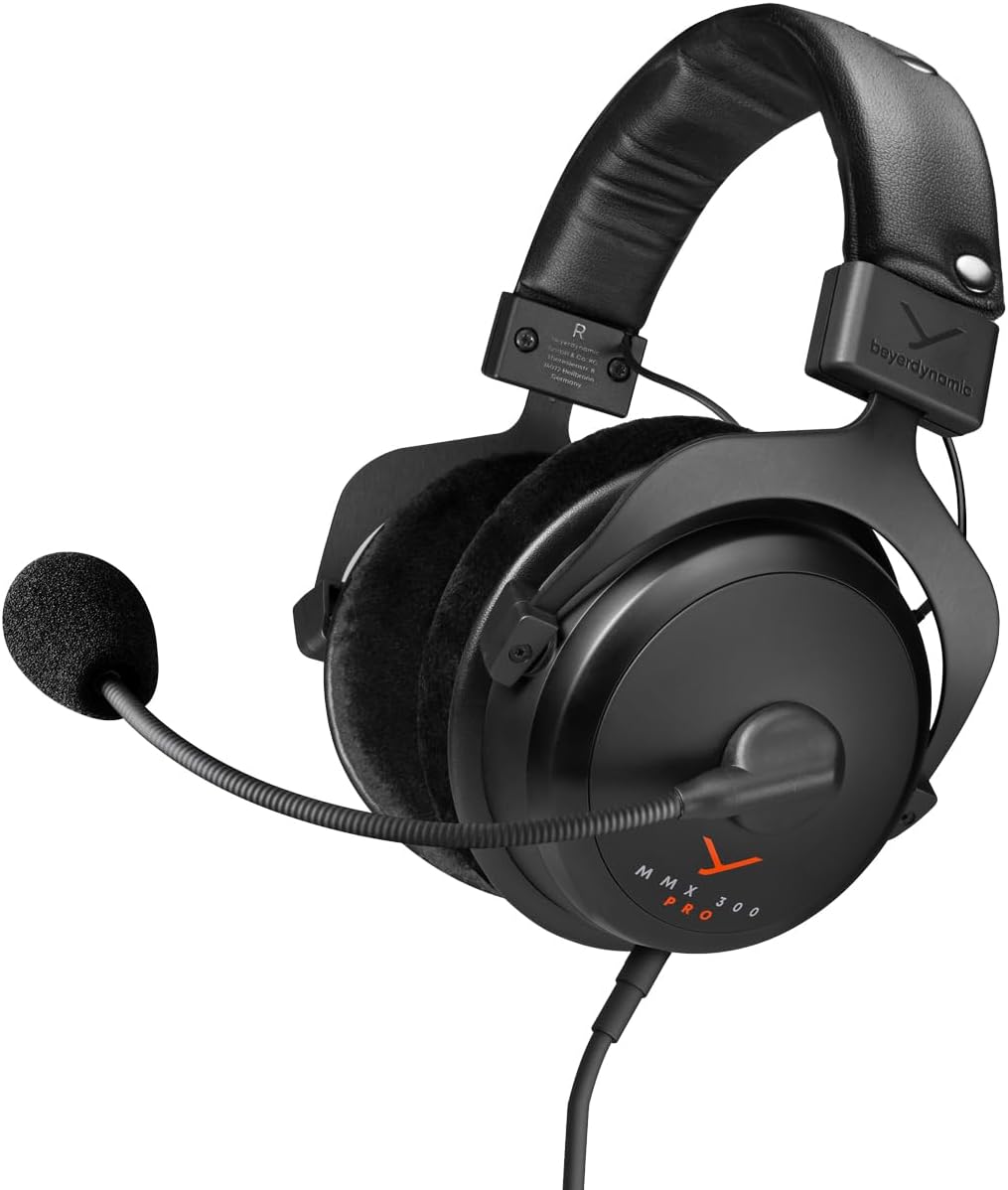 beyerdynamic Cuffie da gaming MMX 300 PRO con il driver STELLAR.45 e microfono a condensatore